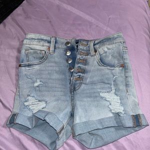 high waisted shorts